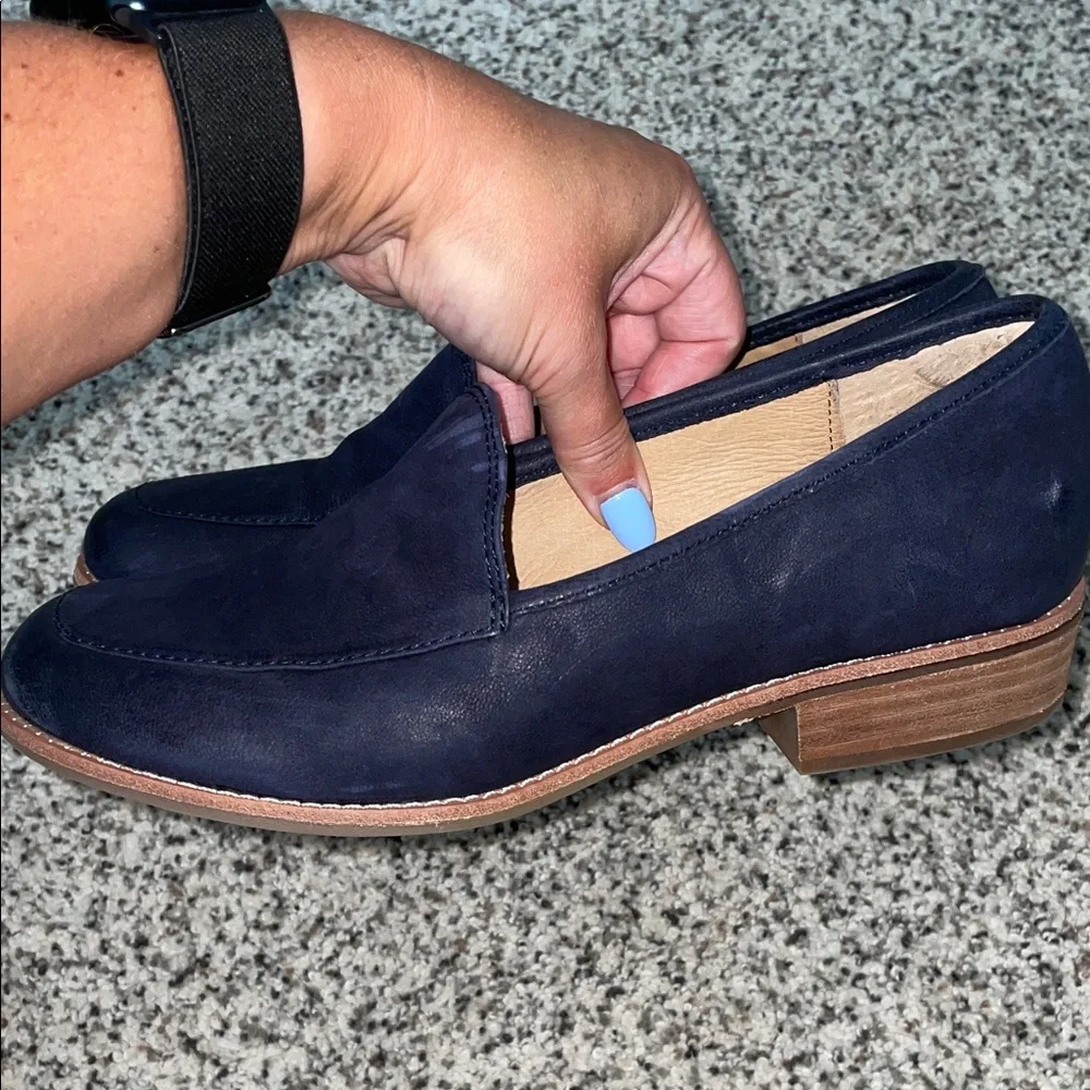 Women’s Sofft Napoli leather loafer navy size 7.5 - Picture 4 of 7
